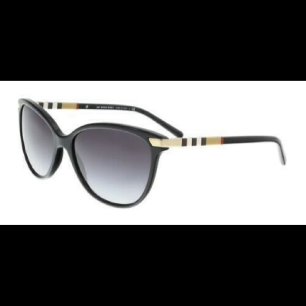 BURBERRY BLACK SUNGLASSES B 4216 3001/8g!!!